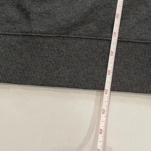 Victoria's Secret PINK Round Neck 3/4 Sleeve Gray Sweatshirt, Dog / PINK logo, M - Picture 12 of 12